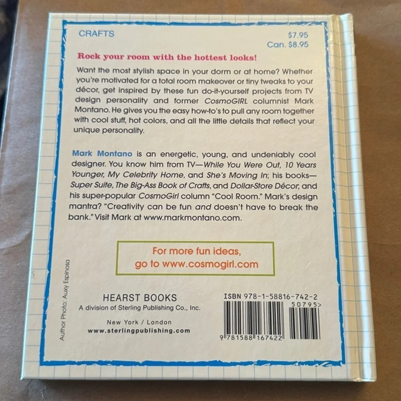 Cool Room : 35 Make-It-Yourself Projects Montano, Mark CosmoGIRL! Like New - Picture 2 of 5